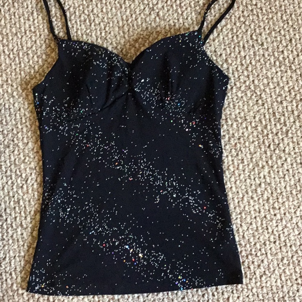 Black sparkly women’s top